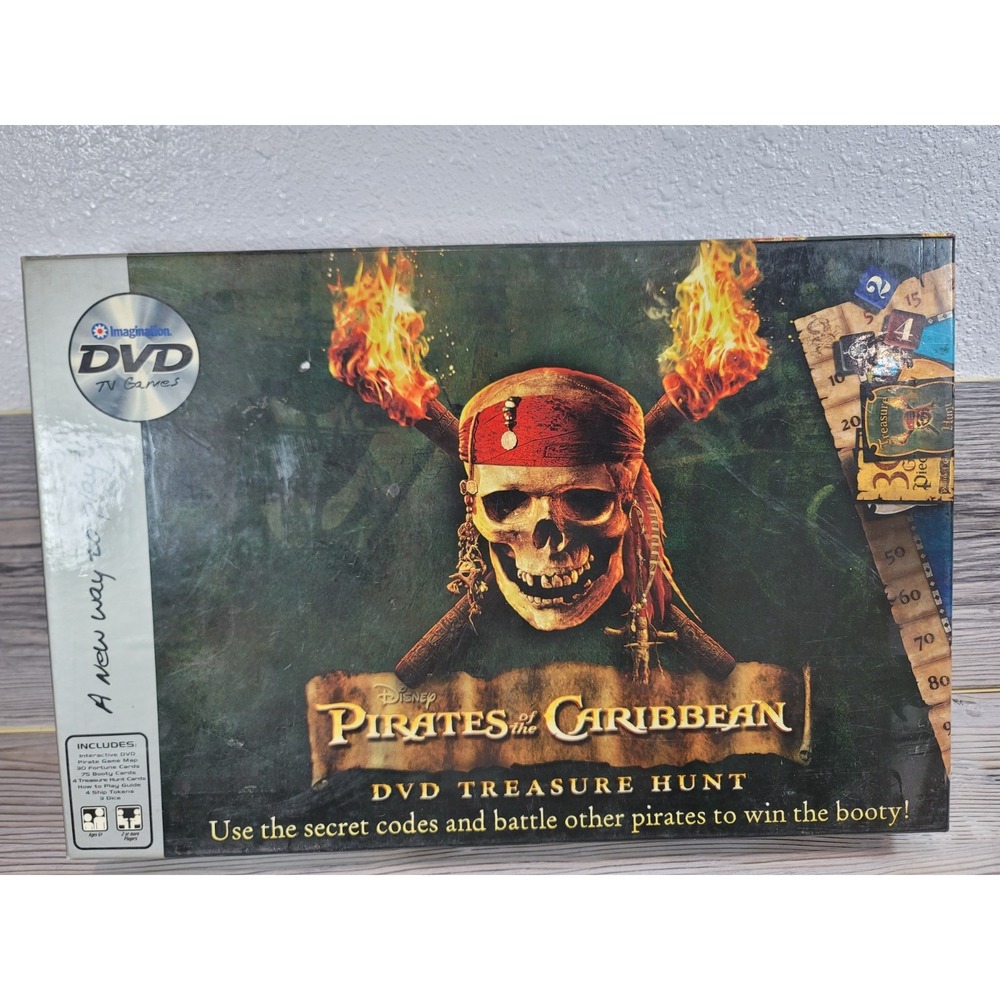 Disney Pirates of the Caribbean DVD Treasure Hunt Excellent shape never played